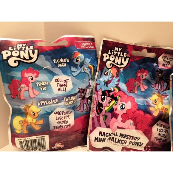 4 My Little Pony Magical Mystery Mini Walker Pony Blind Bag Series 1 - Picture 2 of 3